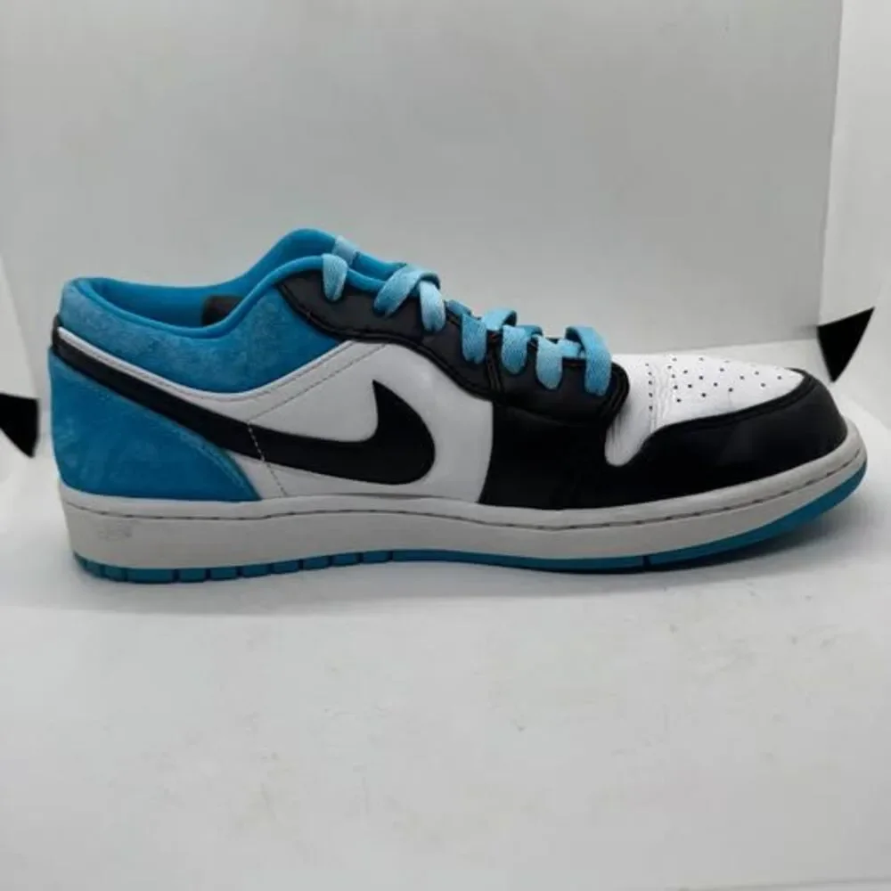 Nike Air Jordan 1 Low Laser Blue Mens 10 shoes sneakers